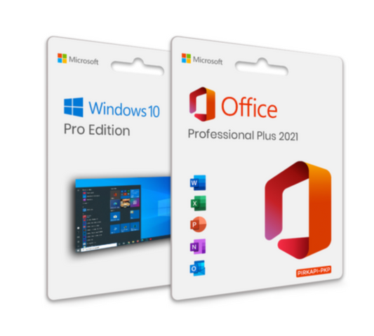 Licenza Windows 10 Pro + Office 2021 Professional Plus – Pacchetto Digitale Originale